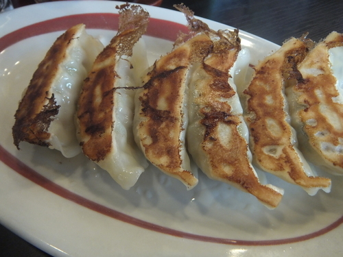 「ギョーザ216円(クーポンで無料)&味噌野菜637円」@幸楽苑 我孫子店の写真