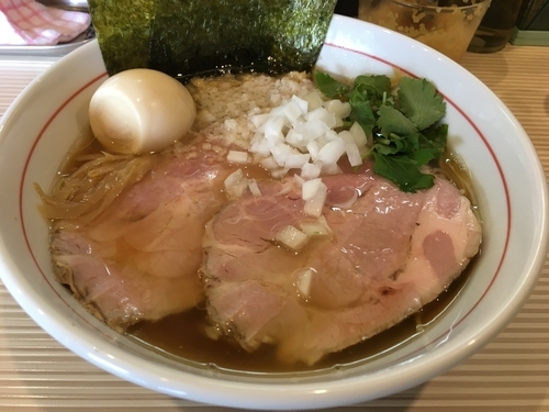 「煮干そば（特製）＠９００円」@ラーメン ポール亭の写真