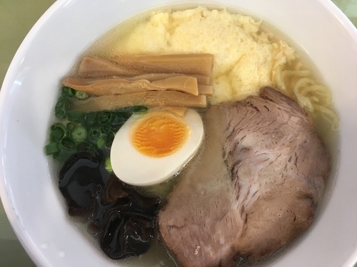「ふわふわたまごの塩らーめん 720円」@麺処 福ふくの写真