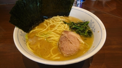 「のりラーメン(麺硬め･味濃いめ)」@横浜家系ラーメン 中島家の写真