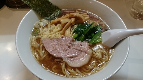 「らぁめん（650円）＋大盛り（0円）」@らぁめん ほりうち 新橋店の写真