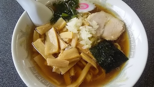 「メンマラーメン」@紀の家の写真