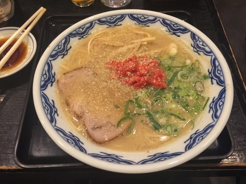 「ラーメン」@博多麺房 赤のれん 西麻布本店の写真