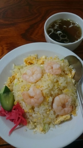 「エビチャーハン   ５００円」@赤城ラーメンの写真