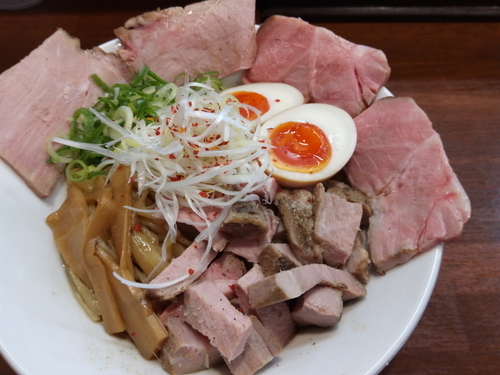 「特製煮干しまぜそば」@らーめん 香澄 阿波座本店の写真