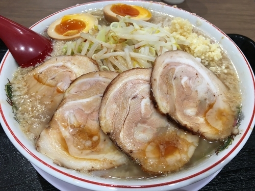 「魚郎ラーメン大盛り」@せたが屋 守谷サービスエリア店の写真