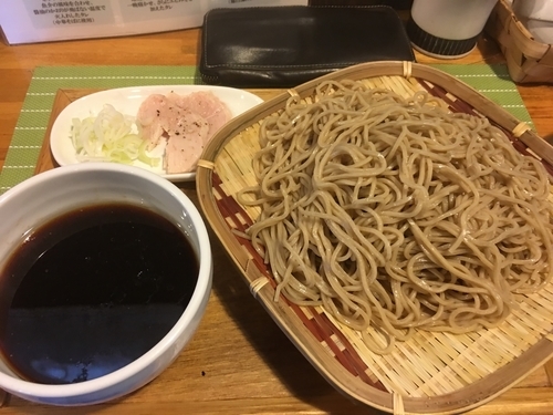 「【限定】  奥久慈しゃものざるつけそば」@中華蕎麦 はざまの写真