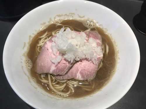 「【限定】鯵と烏賊の煮干そば 800円」@煮干乱舞の写真