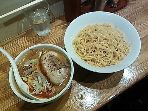 「辛味噌つけ麺」@東京味噌らーめん萬馬軒花橙の写真