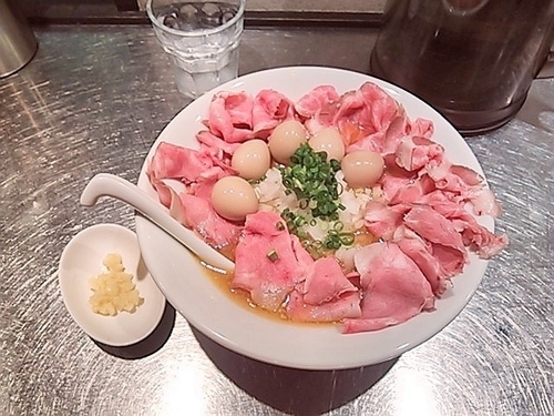 「Crazy crab＋トッピング肉増し、うずら玉子」@さんじの写真