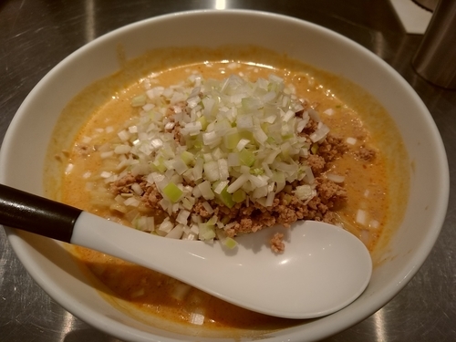 「冷し担担麺(並盛・180g)900円」@高崎はた山の写真