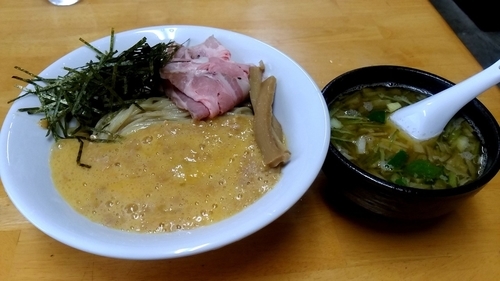 「納豆煮干しつけ麺（220g）」@と多゛食堂の写真