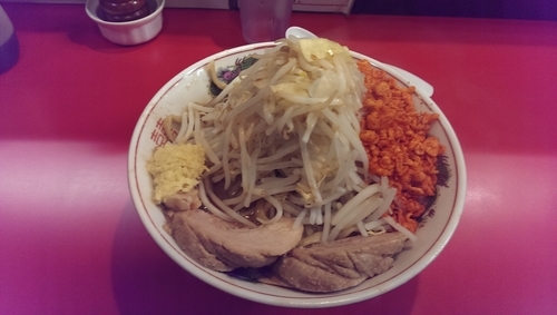 「大ラーメン、豚１枚追加」@千里眼の写真