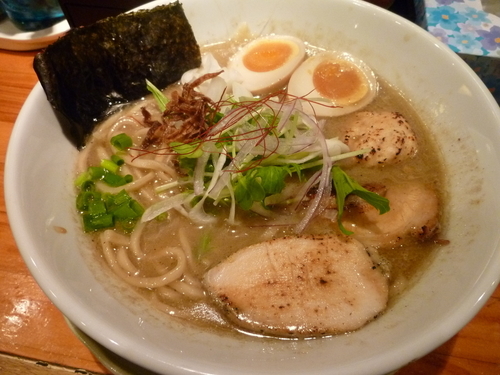 「味玉中濃煮干」@千極煮干の写真