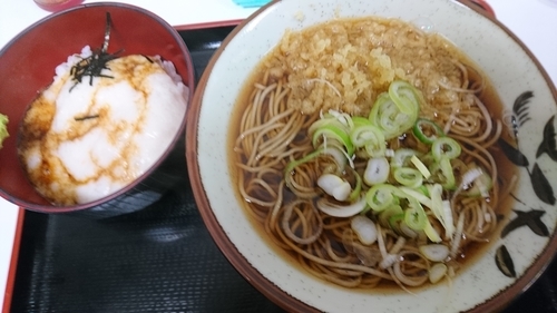 「山かけ丼セット」@天かめ 飯田橋店の写真