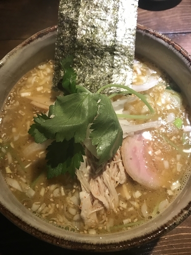 「鴨の濃い出汁そば、大盛り」@神田とりそば なな蓮の写真