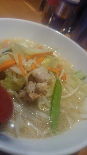 「春野菜のタンメン」@麺屋 翔 品川店の写真