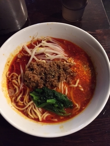 「担担麺　850円」@自家製麺ほうきぼし 神田店の写真