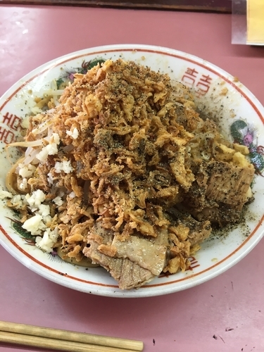 「汁なしラーメン」@ラーメン荘 おもしろい方への写真