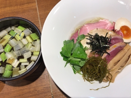 「川越醤油つけそば鶏ver.850円」@寿製麺よしかわ 川越店の写真