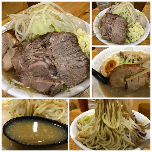 「味玉G系ラーメン 850円 ニンニク」@麺屋 さくらの写真