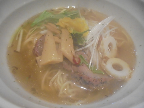 「柚子汐らーめん　８３０円」@らーめん 紡麦の写真