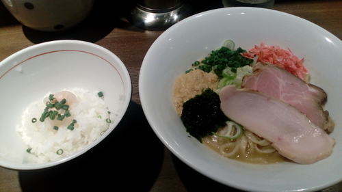 「海老と帆立のまぜそば(850円）」@つけ麺 一燈の写真