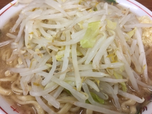 「小ラーメン＋ニンニク」@ラーメン二郎 品川店の写真