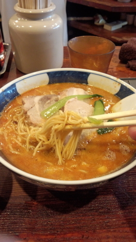 「太肉坦々麺」@支那麺 はしご 入船店の写真