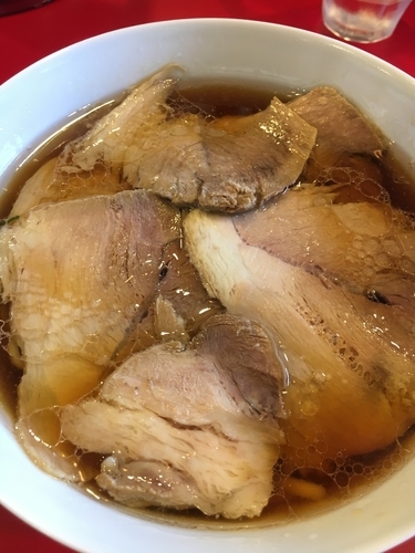 「醤油そばポーク￥800」@西梅田 らんぷの写真