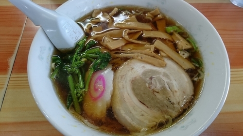 「メンマラーメン」@しみず屋の写真