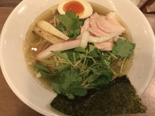 「新都心店限定：塩soba白800円」@むぎとオリーブ さいたま新都心店の写真