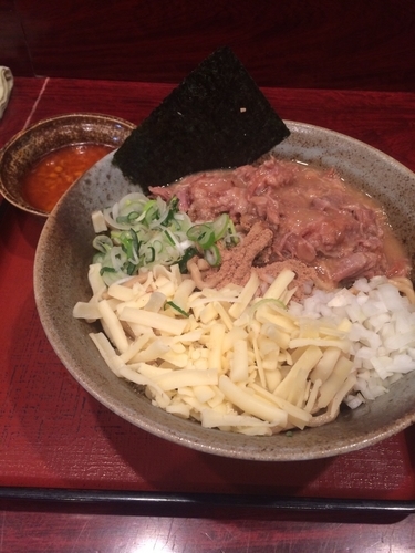 「肉のせまぜそば（渓麺）」@食処 渓の写真