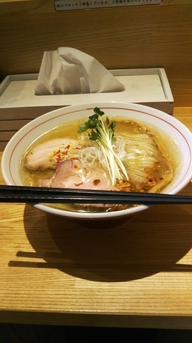 「地球の塩そば+大盛」@地球の中華そばの写真