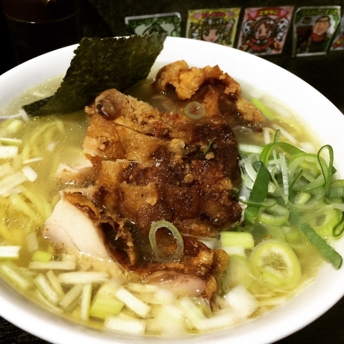 「桑ばら印の唐揚げラーメン」@塩そば 桑ばらの写真