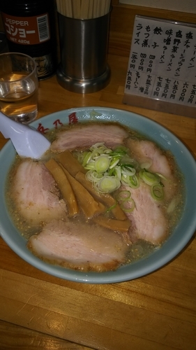 「塩チャーシュー」@青竹手打麺 餃子 岳乃屋の写真