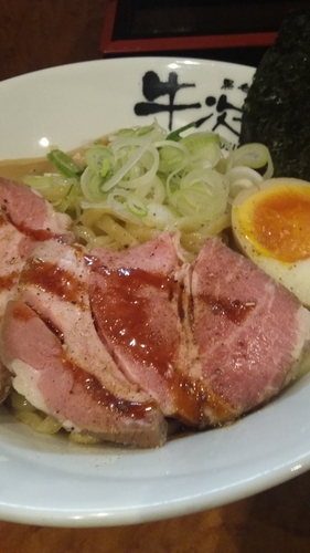 「牛骨つけ麺」@黒毛牛骨ラーメン 牛次郎の写真