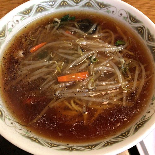 「もやしラーメン　700円」@精華園の写真