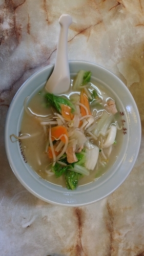 「タンメン大盛り650円」@平和軒の写真