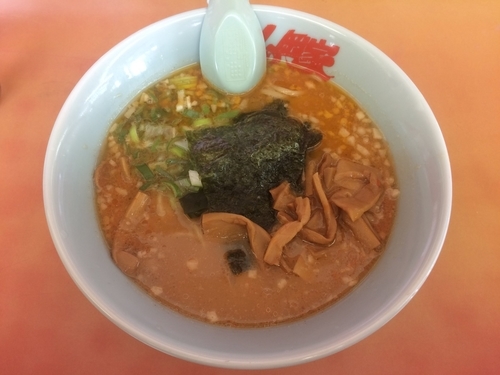 「濃厚えび醤油らーめん＋メンマ」@ラーメン山岡家 谷田部店の写真
