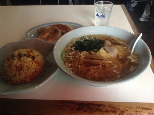 「Cセット1100円」@十八番の写真