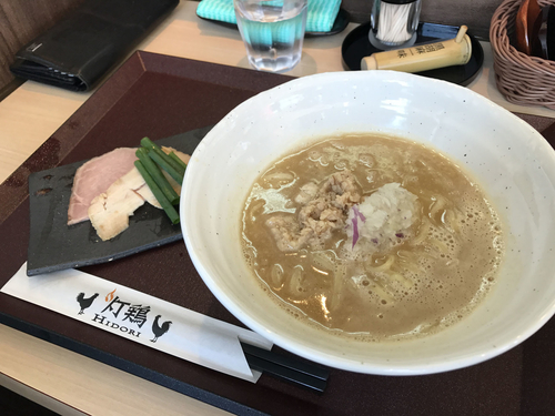 「鶏白湯らーめん」@らーめん灯鶏の写真