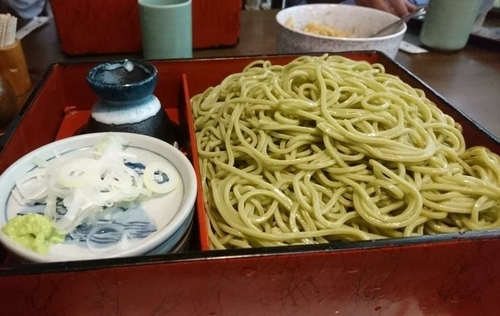 「箱そば700円＋大盛り50円」@阿づ満庵 本店の写真