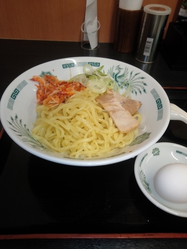 「桜えびの汁なしラーメン」@日高屋 阿佐ヶ谷パールセンター店の写真