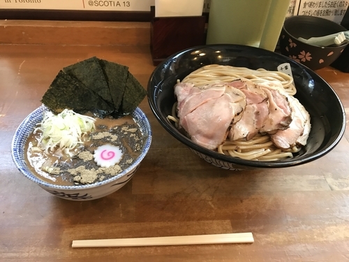 「特性つけ蕎麦+wチャーシュー」@中華蕎麦 とみ田の写真