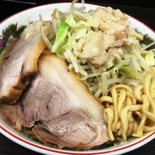 「小ラーメン（ニンニク，アブラ）」@ラーメン二郎 川越店の写真