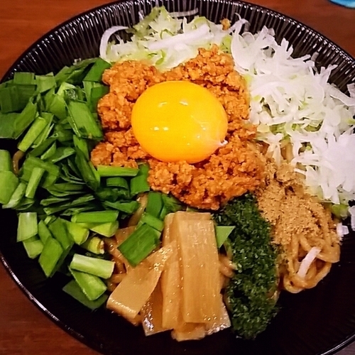 「味噌汁なし ８００円」@麺や 蒼輝 AOIKAGAYAKIの写真