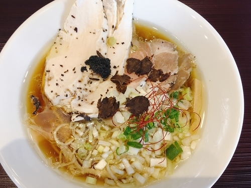 「鶏と水(醤油) 特製盛 1050円」@つくばらーめん 鬼者語 -オニモノガタリ-の写真
