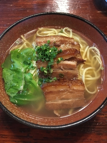 「三枚肉そば 大盛」@竹の子の写真