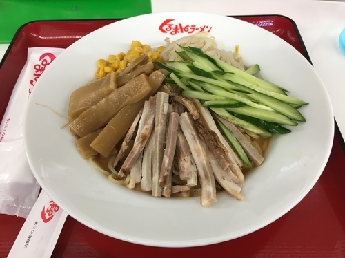 「冷やし味噌ラーメン ¥800」@くるまやラーメン 保谷新町店の写真